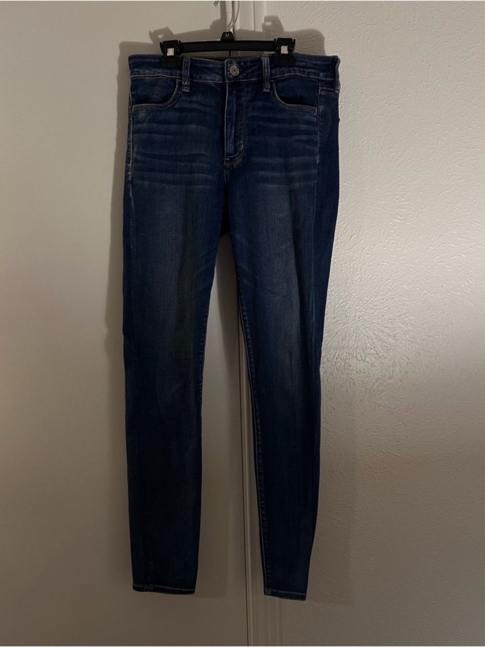 Dark Wash Women’s Stretch Skinny Jeans - Blue
